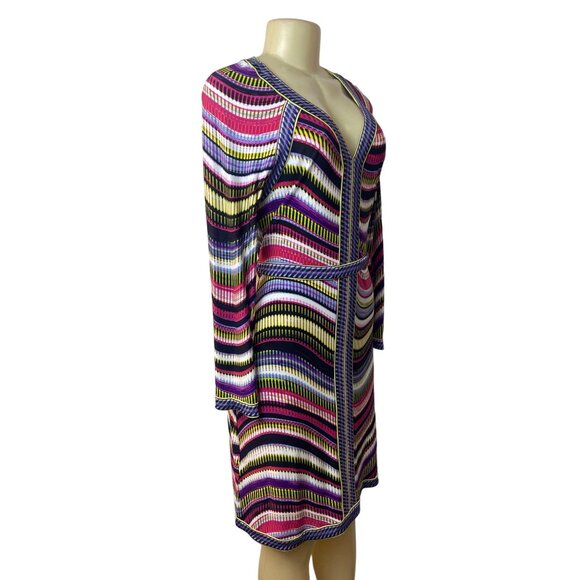 BCBGMaxazria Women's Multicolor A-Line Dress Sz M - NWT - Picture 2 of 7